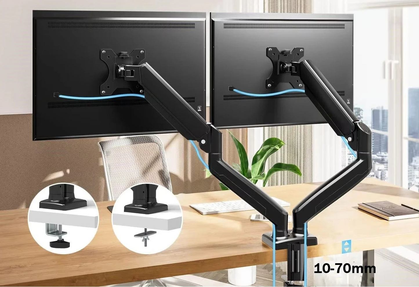 Dual Monitor Arm ™ | Roteerbare monitor armen