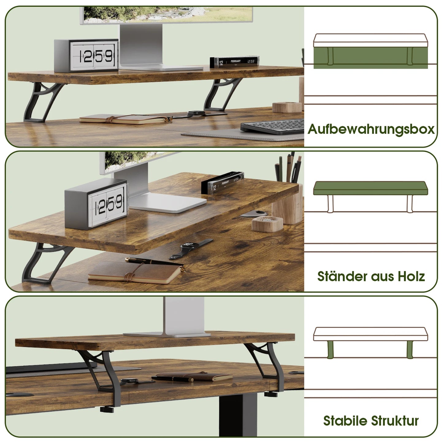 Adjustable desk™ | Elektrisch zit-sta-bureau