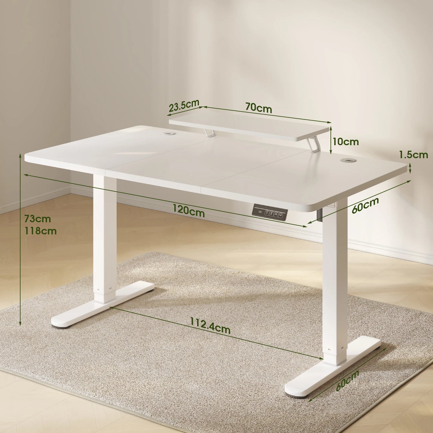 Adjustable desk™ | Elektrisch zit-sta-bureau